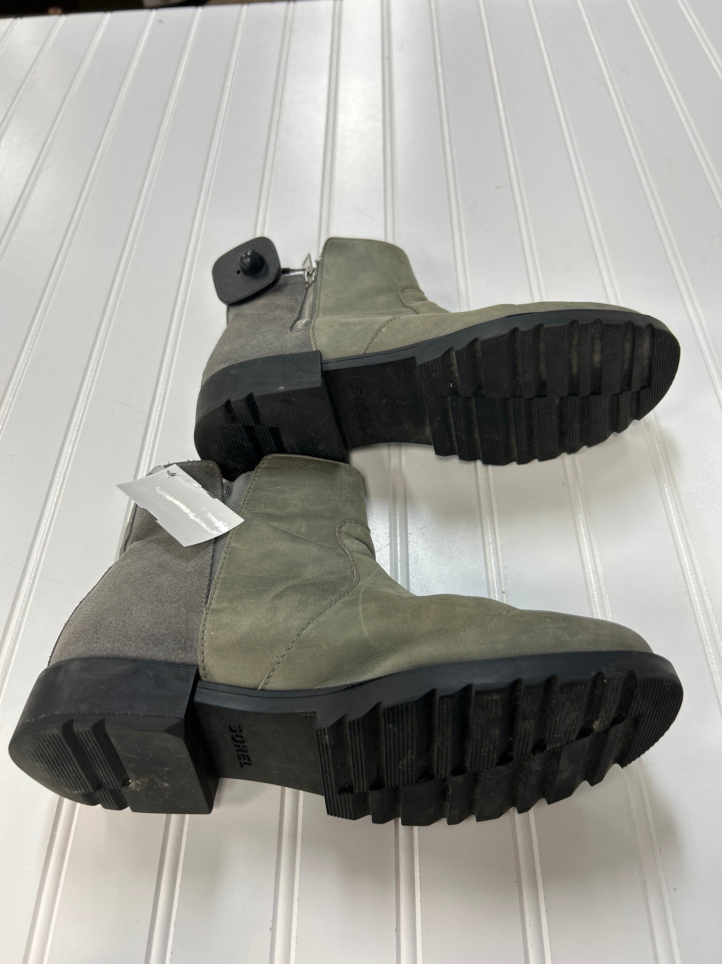 Boots Ankle Flats By Sorel In Grey, Size:9