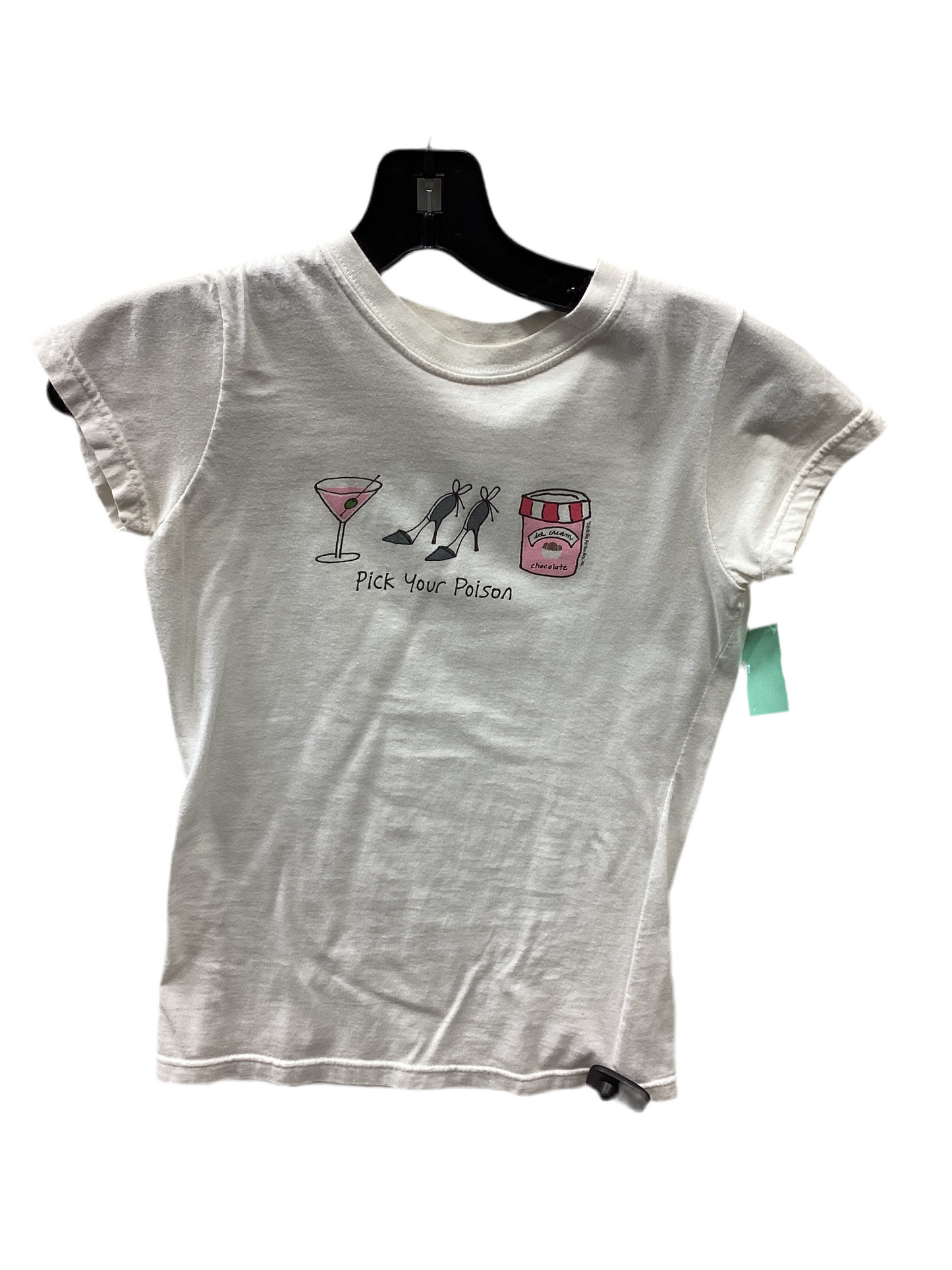 Top Ss By Clothes Mentor In White, Size:S