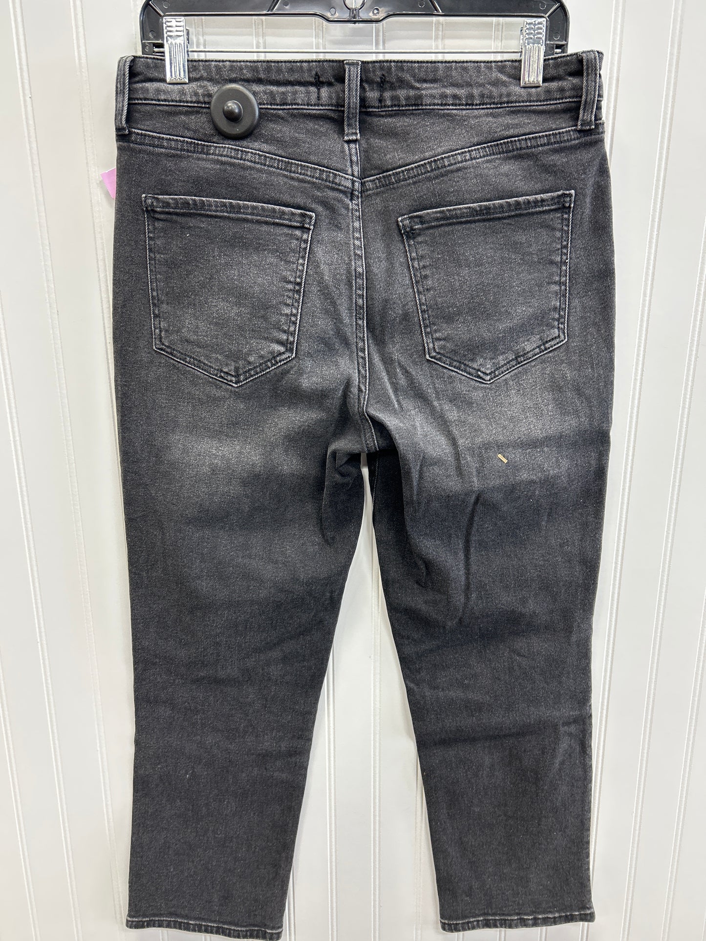 Jeans Straight By Kut In Black Denim, Size:6