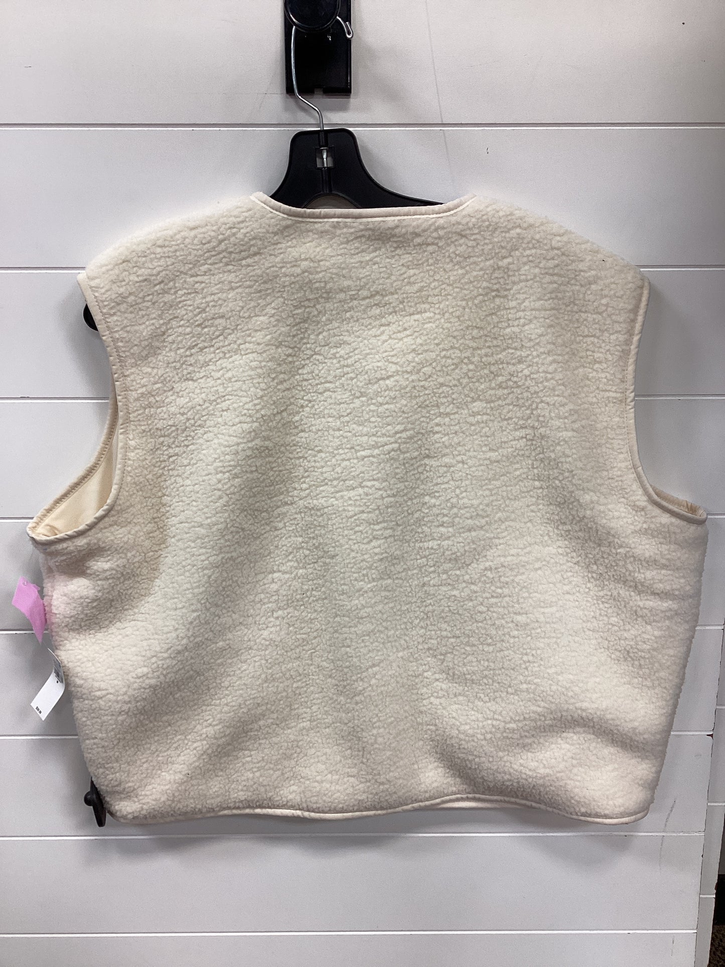 Vest Faux Fur & Sherpa By Old Navy In Cream, Size:M