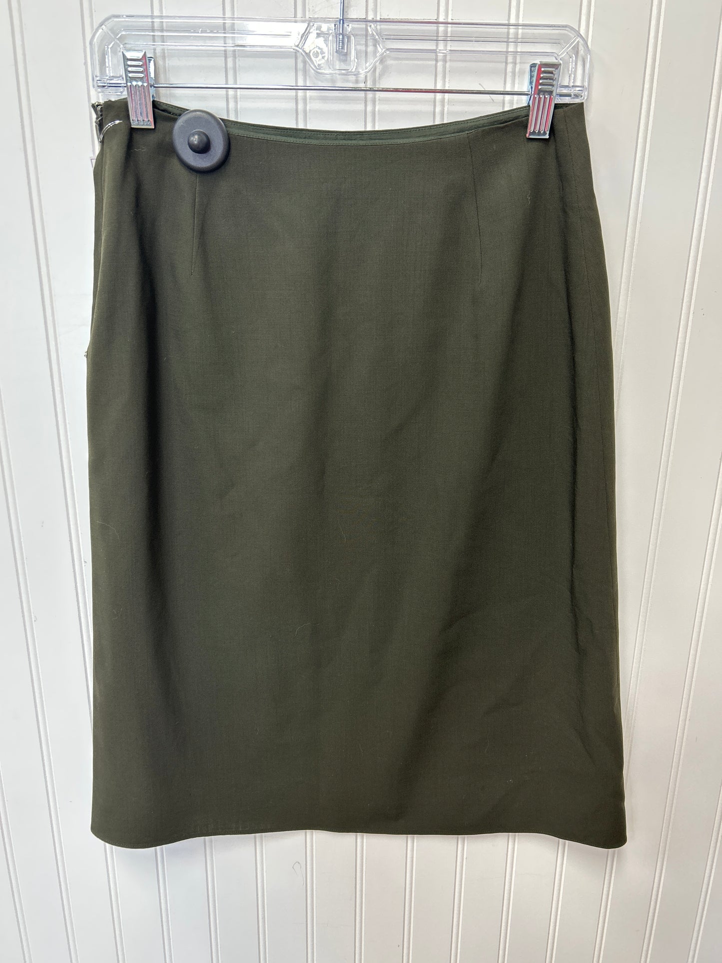 Skirt Midi By Banana Republic In Green, Size:6