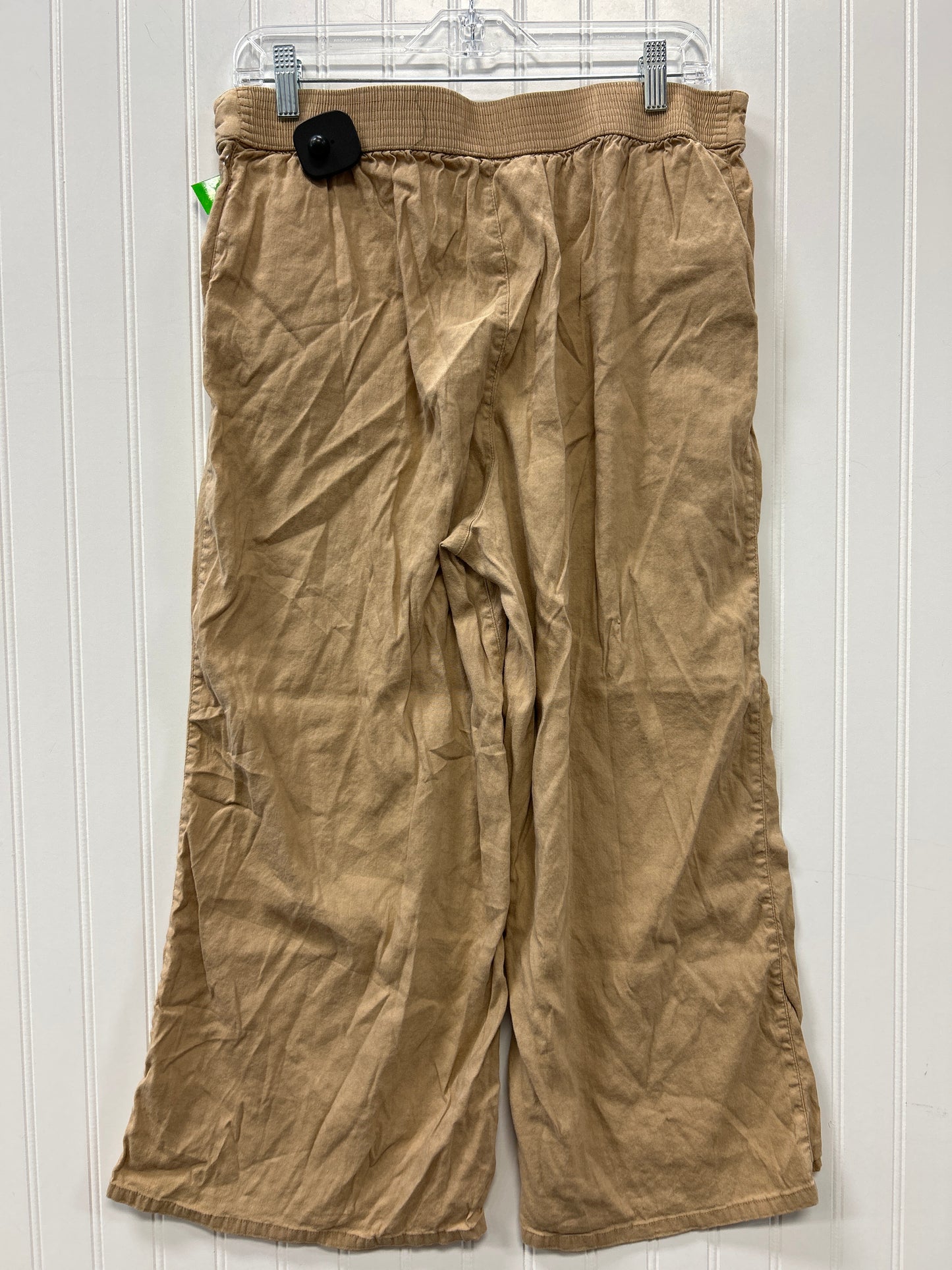 Pants Designer By Halston In Tan, Size:L