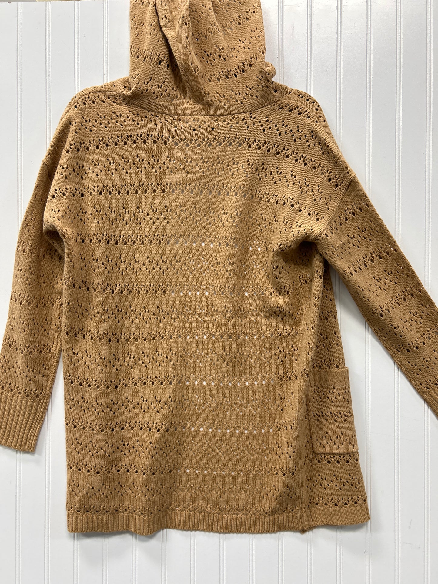 Sweater Cardigan By Cmc In Tan, Size:M