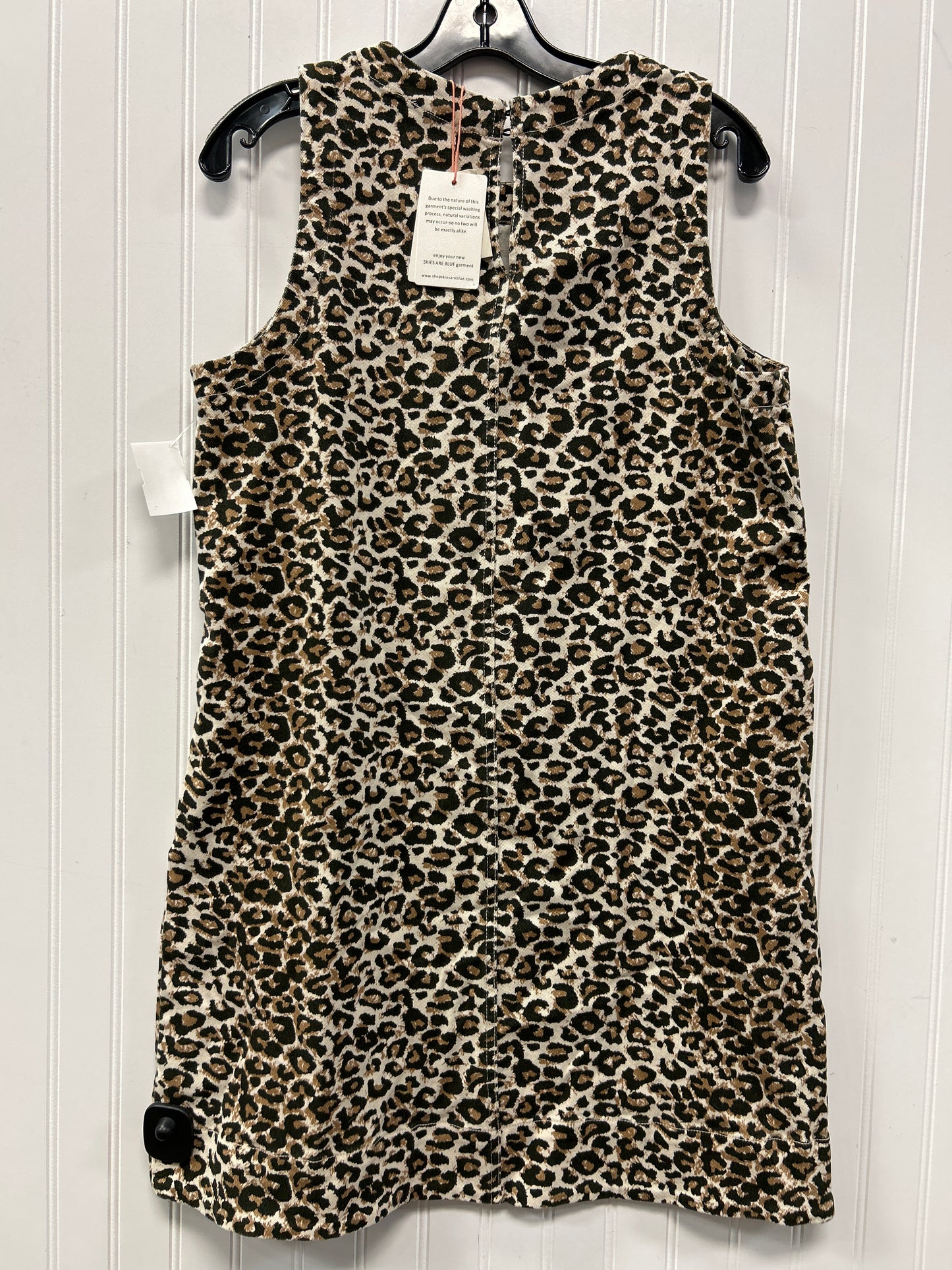 Dress Casual Midi By Skies Are Blue In Animal Print, Size:M NWT