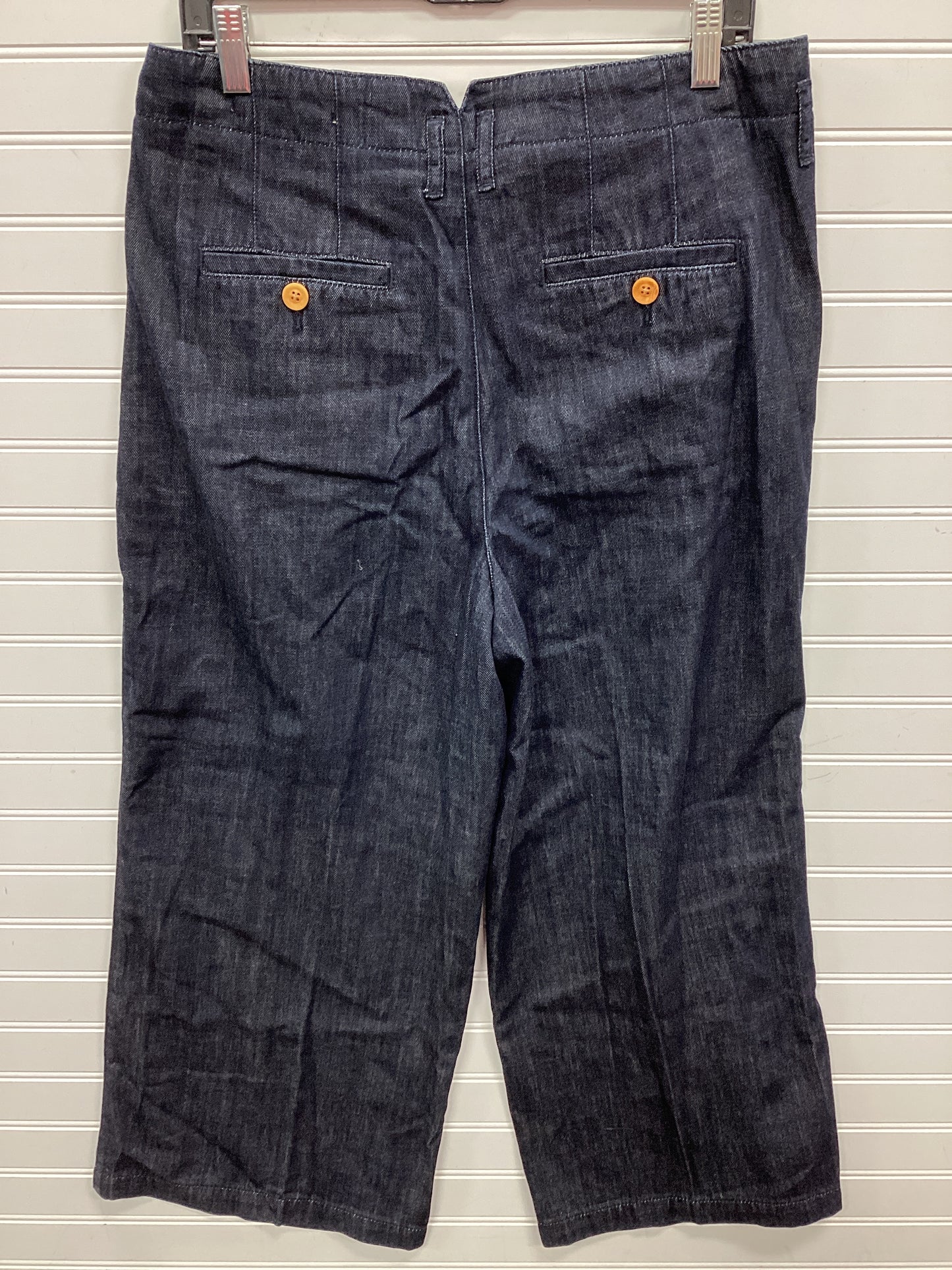 Jeans Straight By Anthropologie In Blue Denim, Size:10