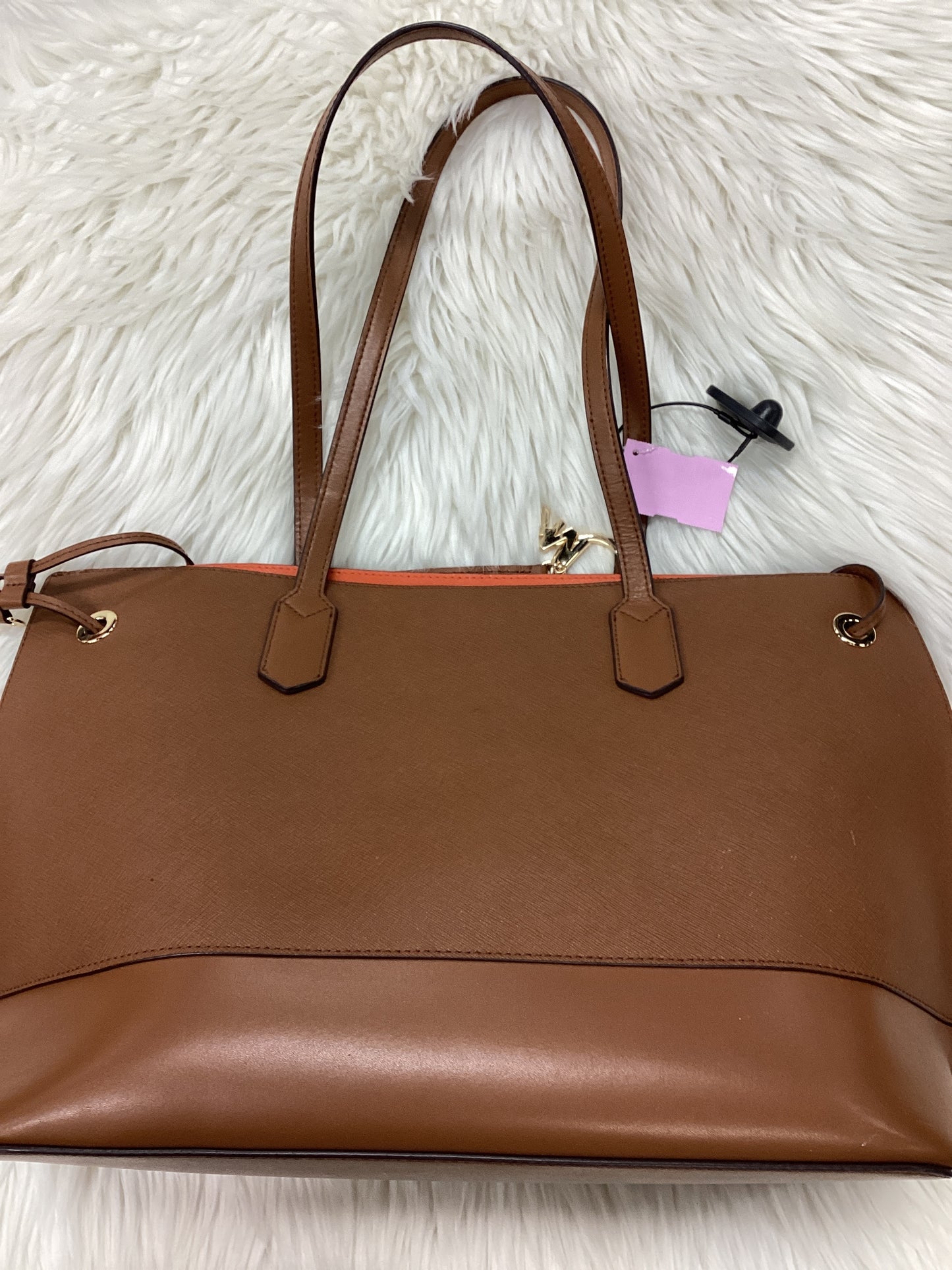 Handbag Designer By Michael Kors In Brown, Size:Large