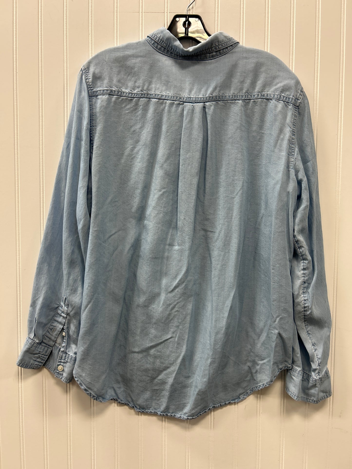 Blouse Ls By On 34Th In Blue, Size:L