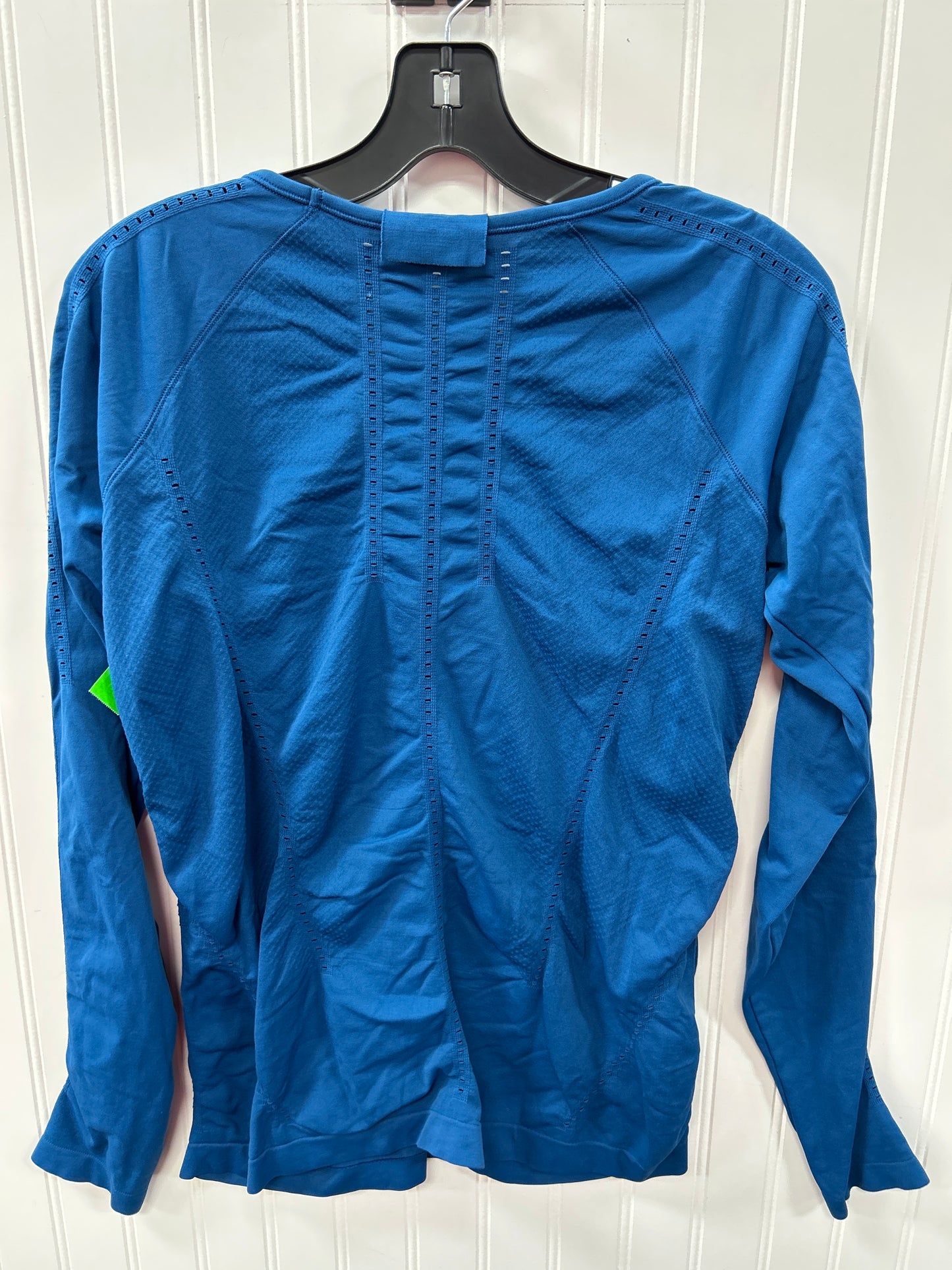 Athletic Top Ls Crewneck By Athleta In Blue, Size:L