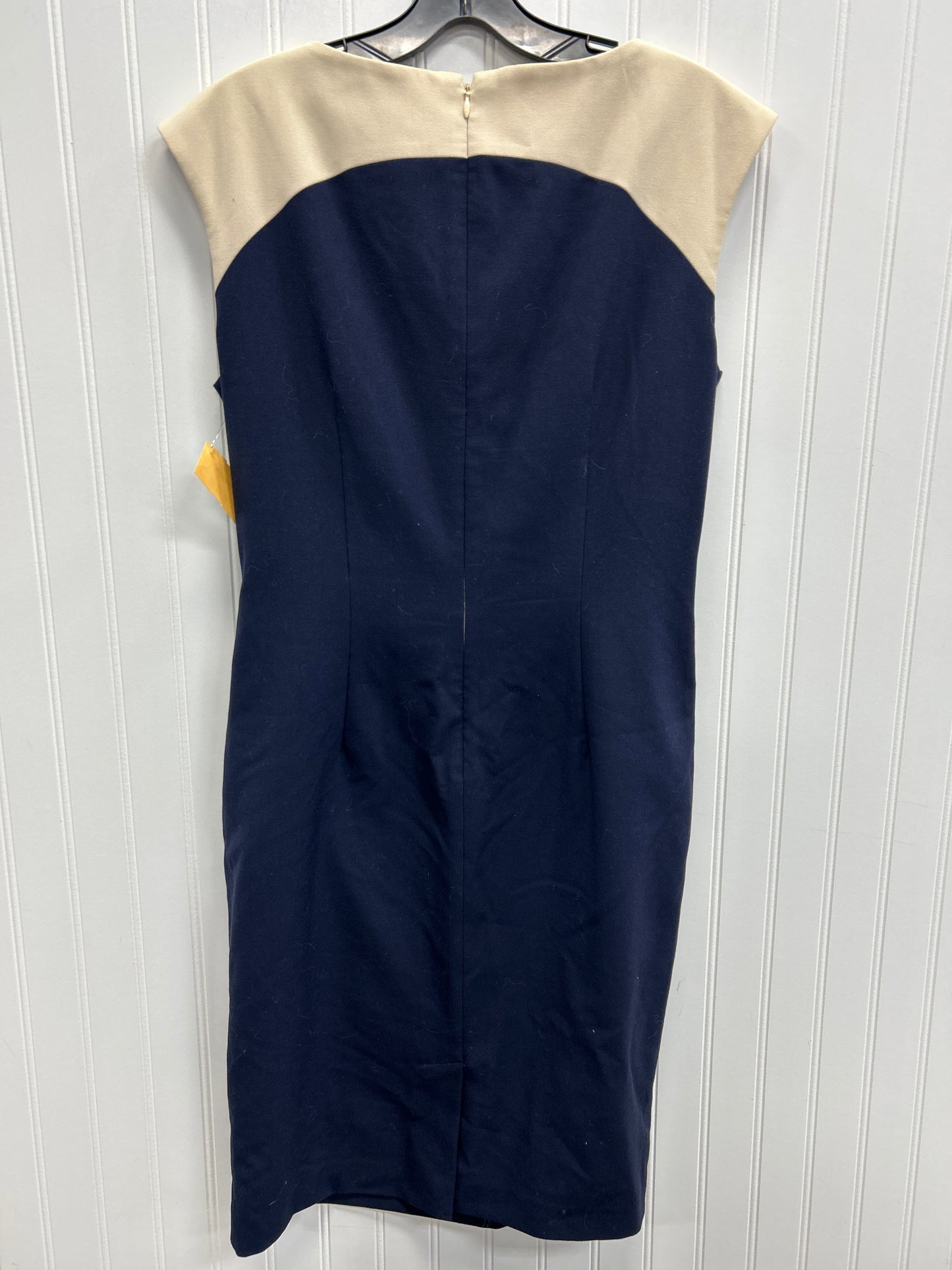 Dress Work By Calvin Klein In Navy, Size:6