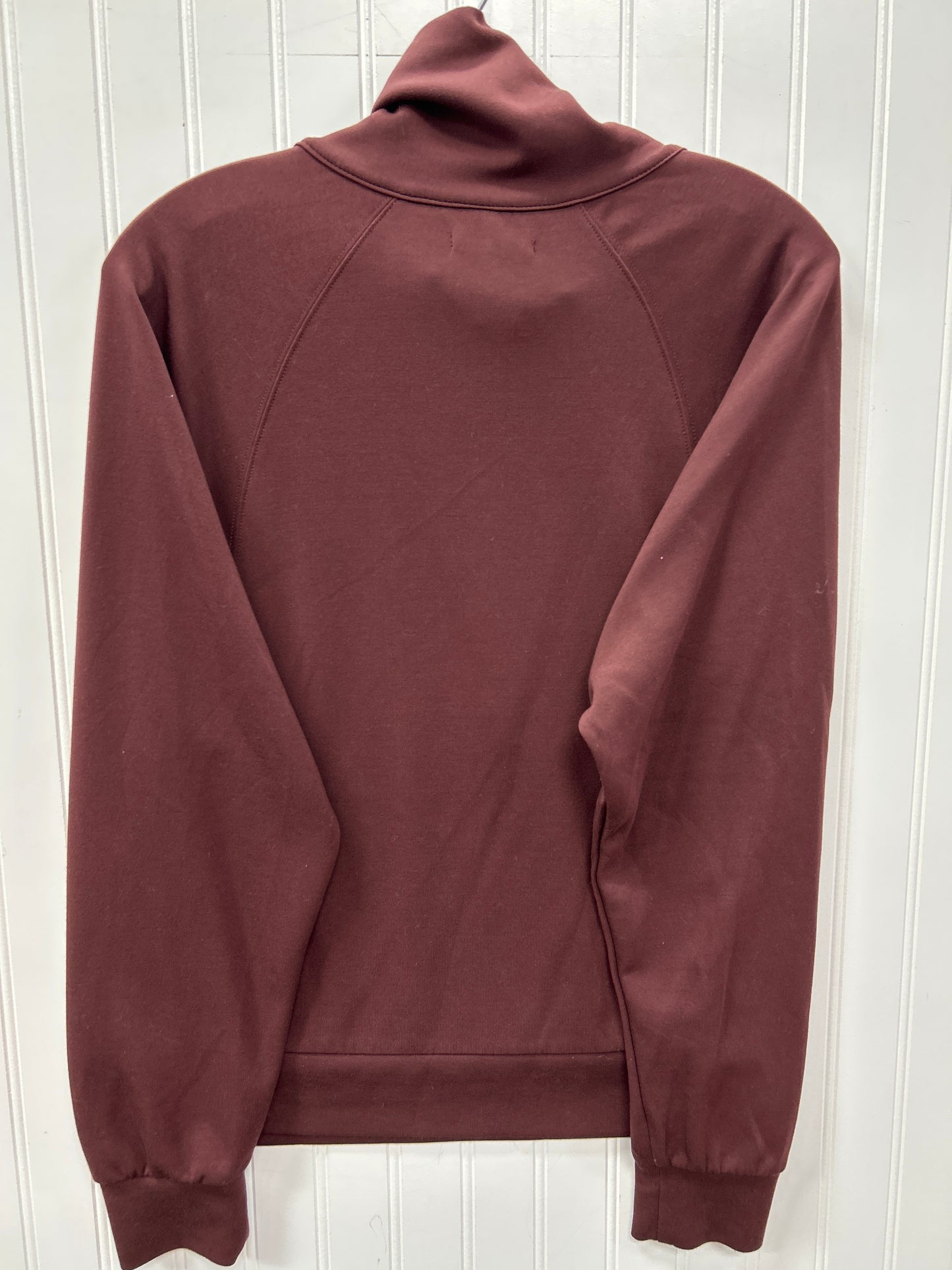 Athletic Jacket By Maurices In Maroon, Size:L
