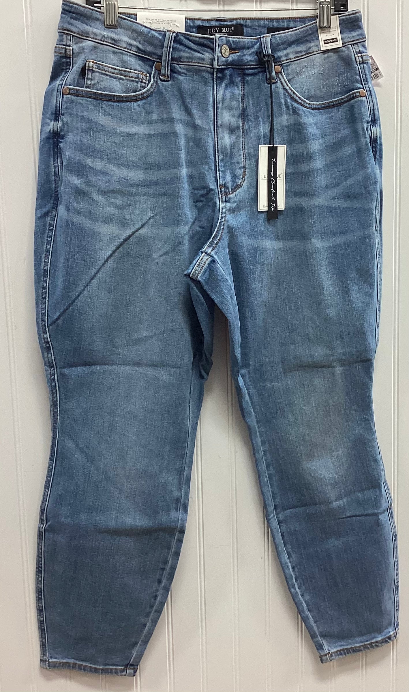Jeans Skinny By Judy Blue In Blue Denim, Size:14