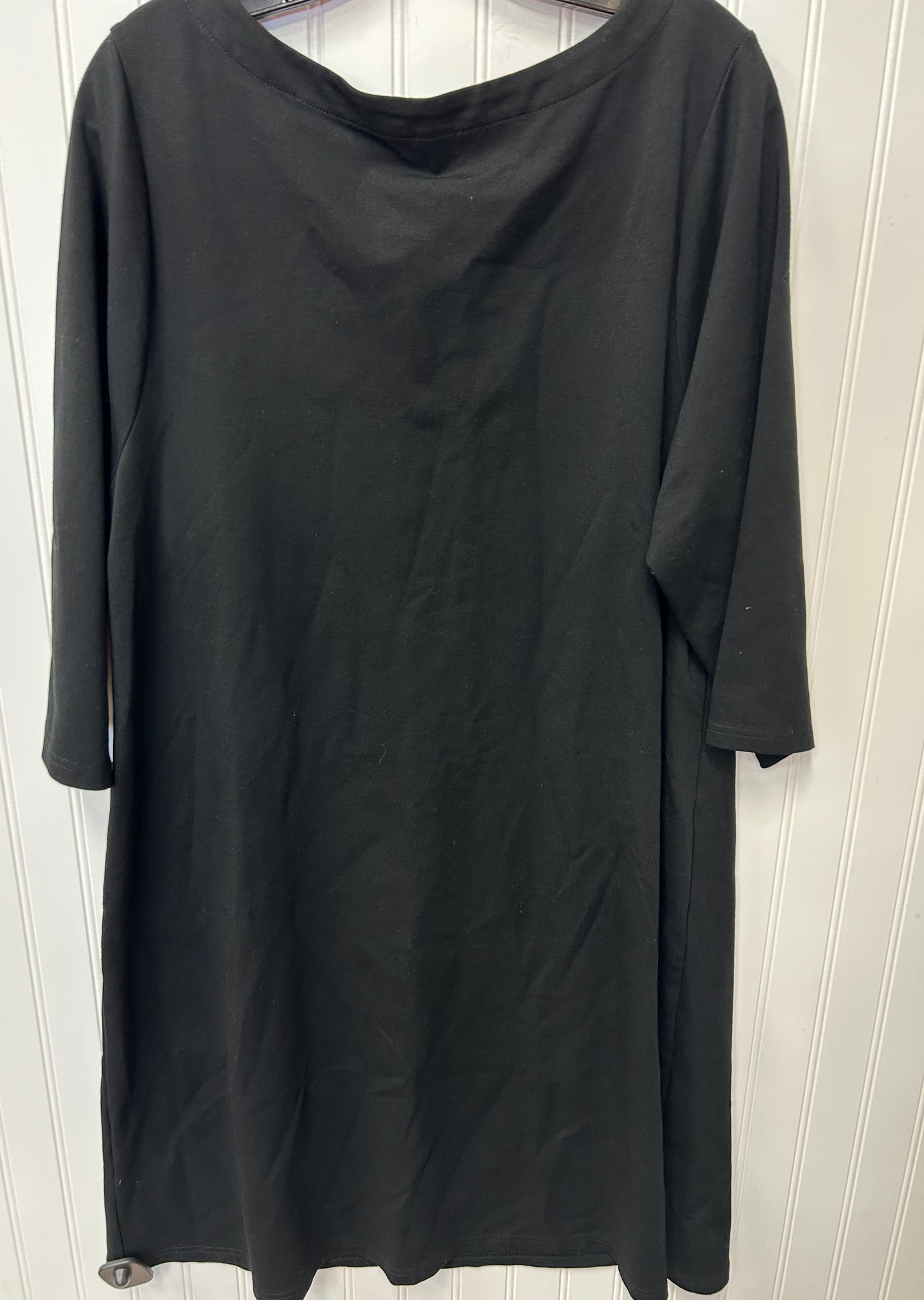 Dress Work By Cj Banks In Black, Size:1X