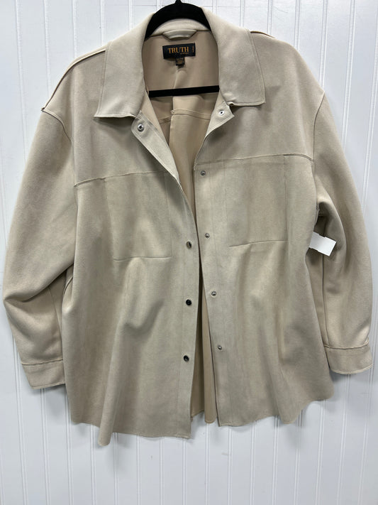 Jacket Fleece By Truth In Cream, Size:2X