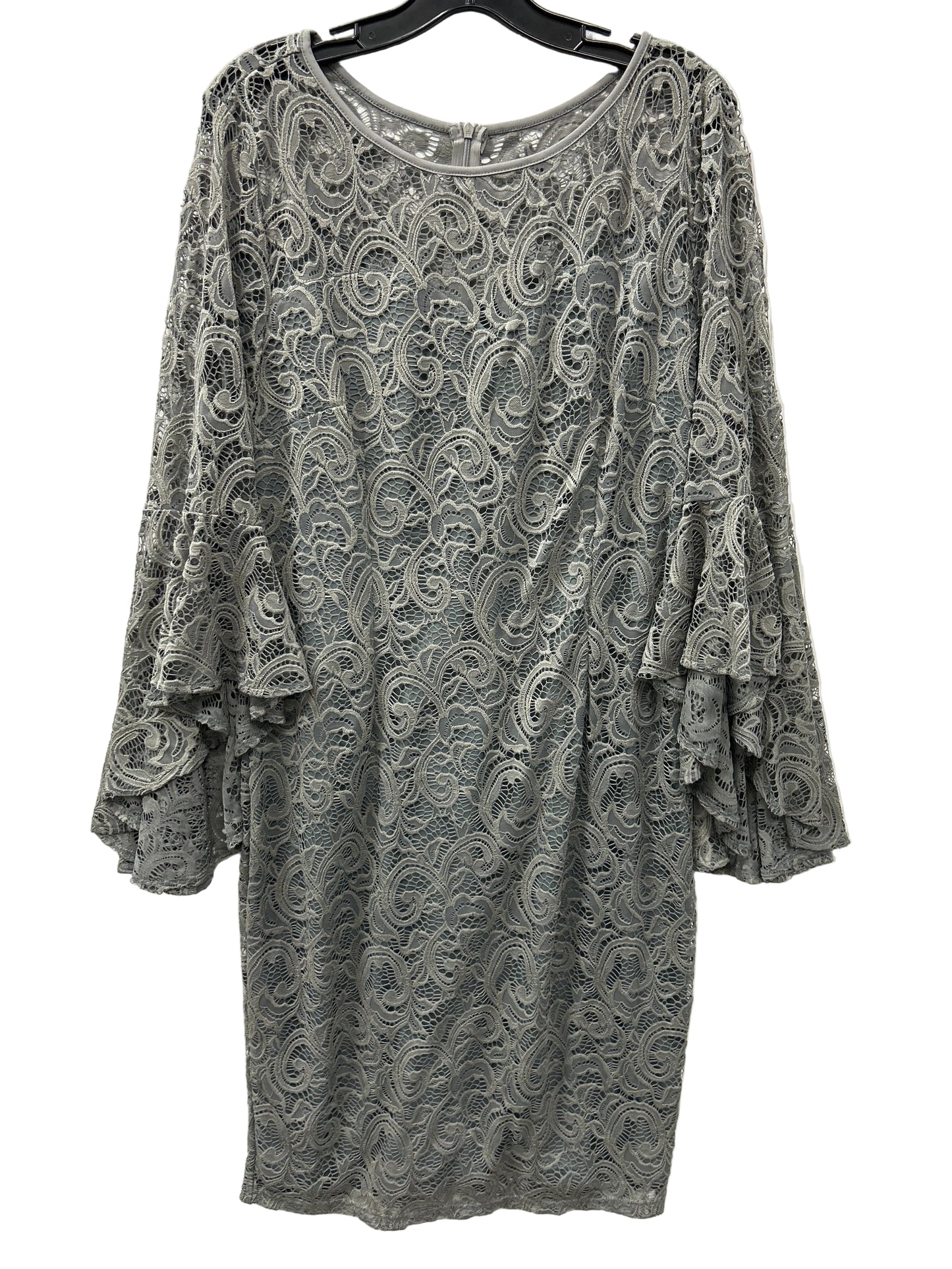 Dress Casual Midi By Cmc In Grey, Size:3