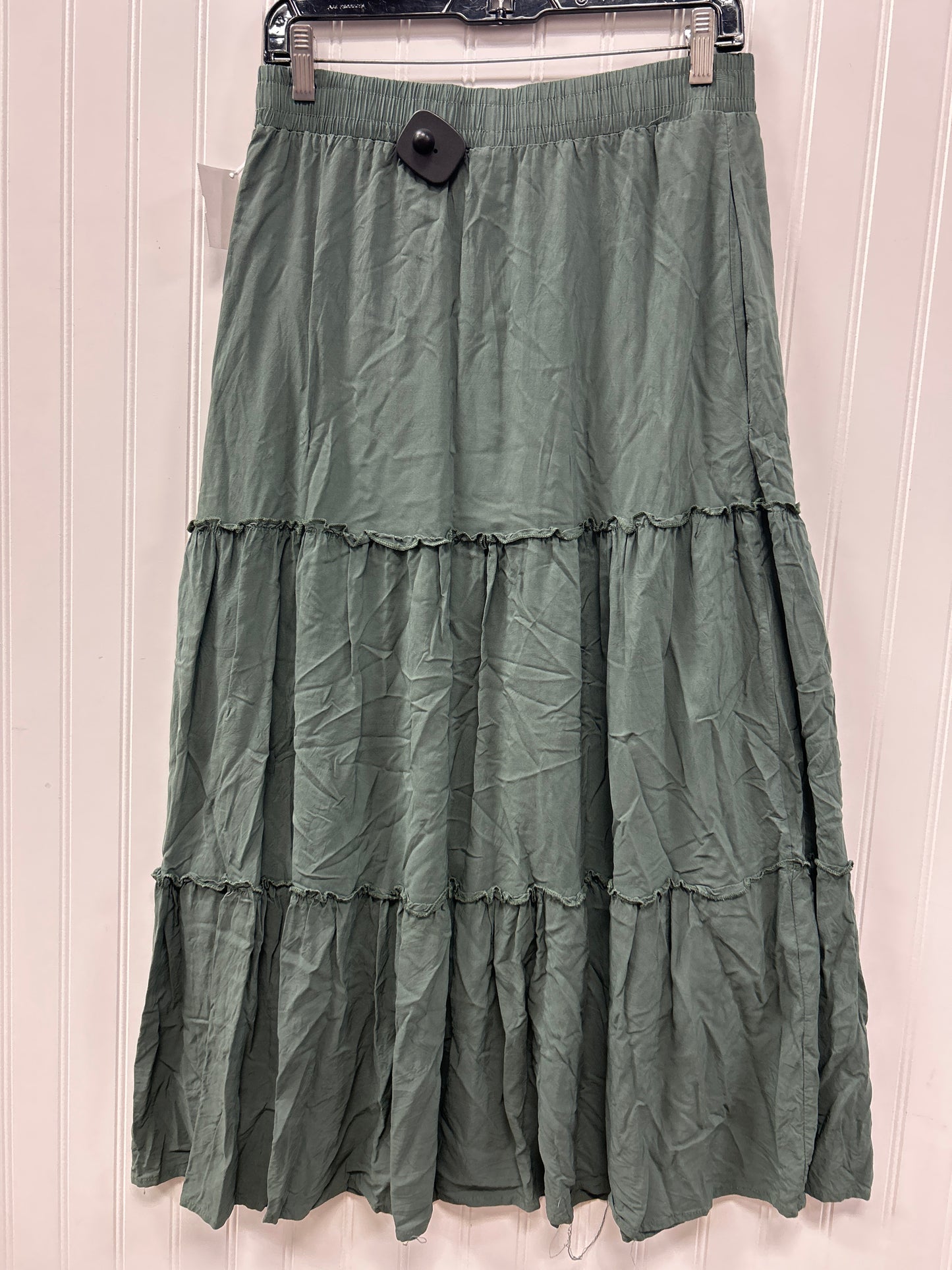 Skirt Maxi By Clothes Mentor In Green, Size:L