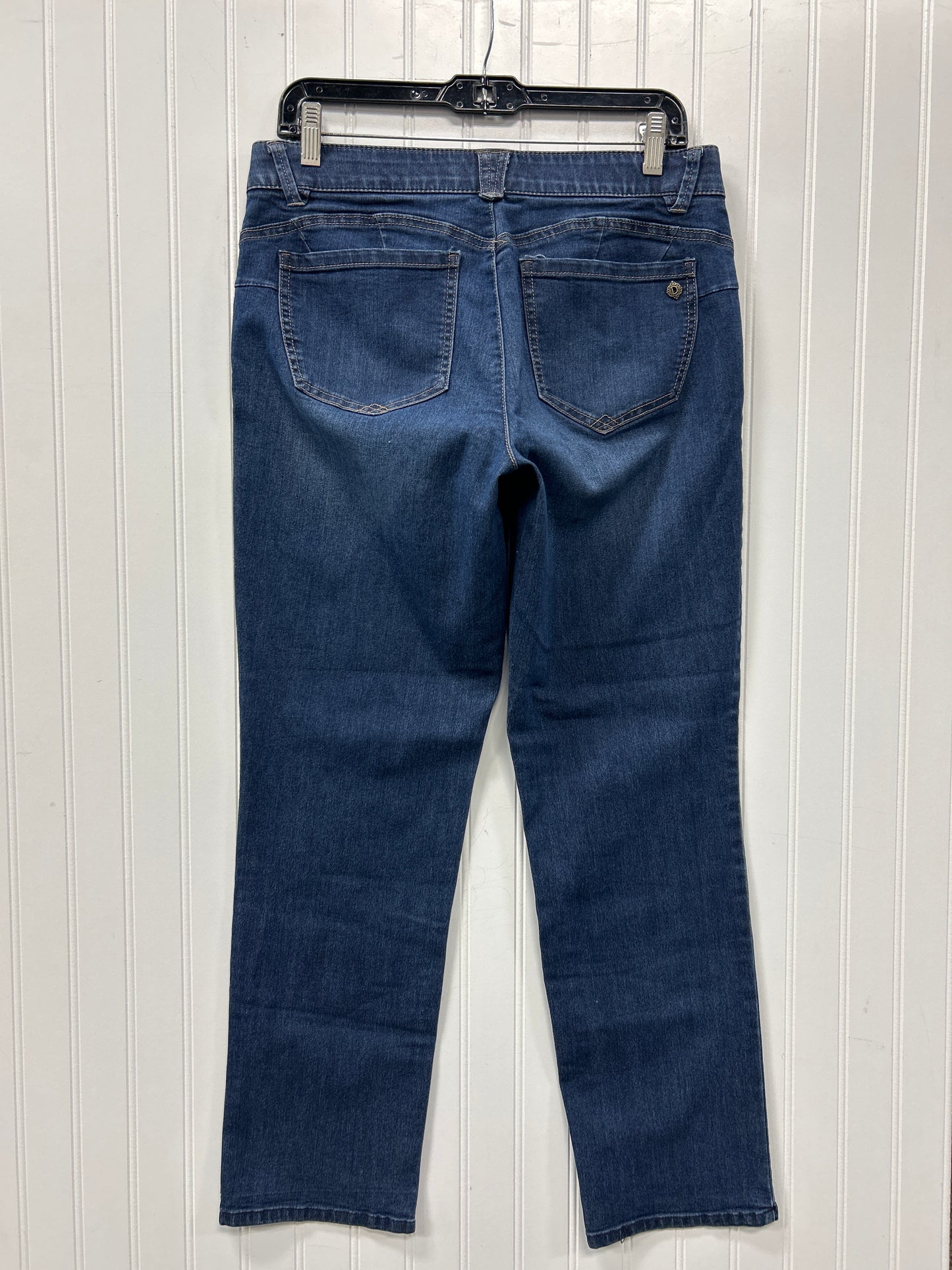 Jeans Straight By Democracy In Blue Denim, Size:10