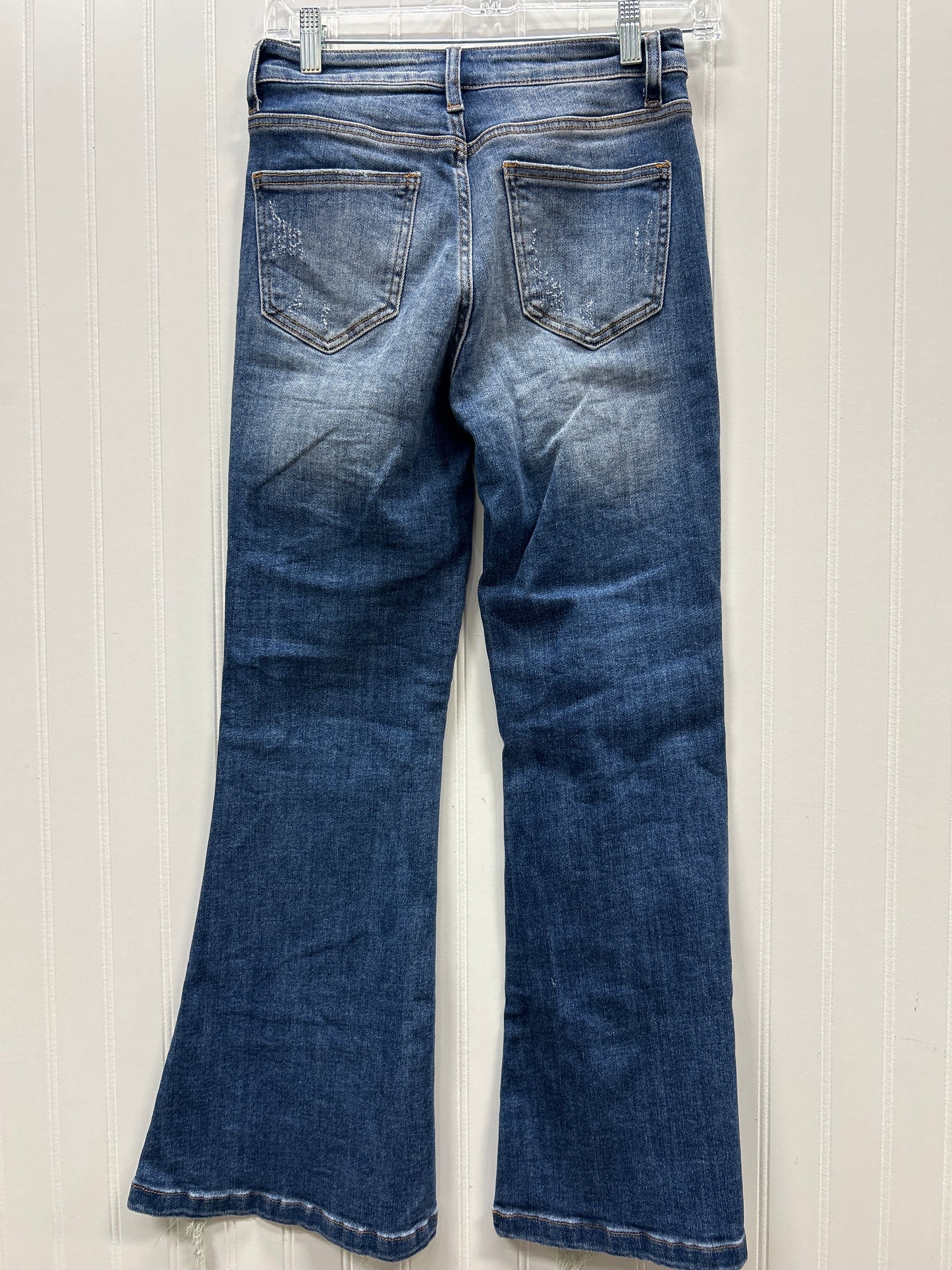 Jeans Flared By Blakeley In Blue Denim, Size:2