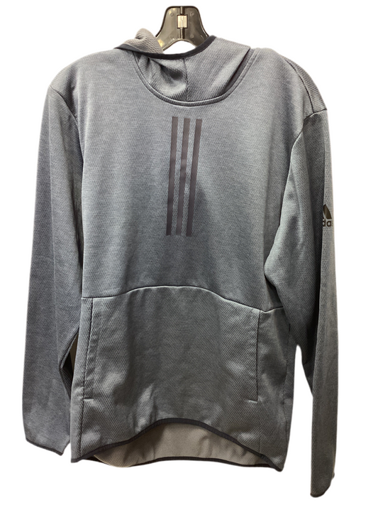 Sweatshirt Hoodie By Adidas In Blue, Size:M