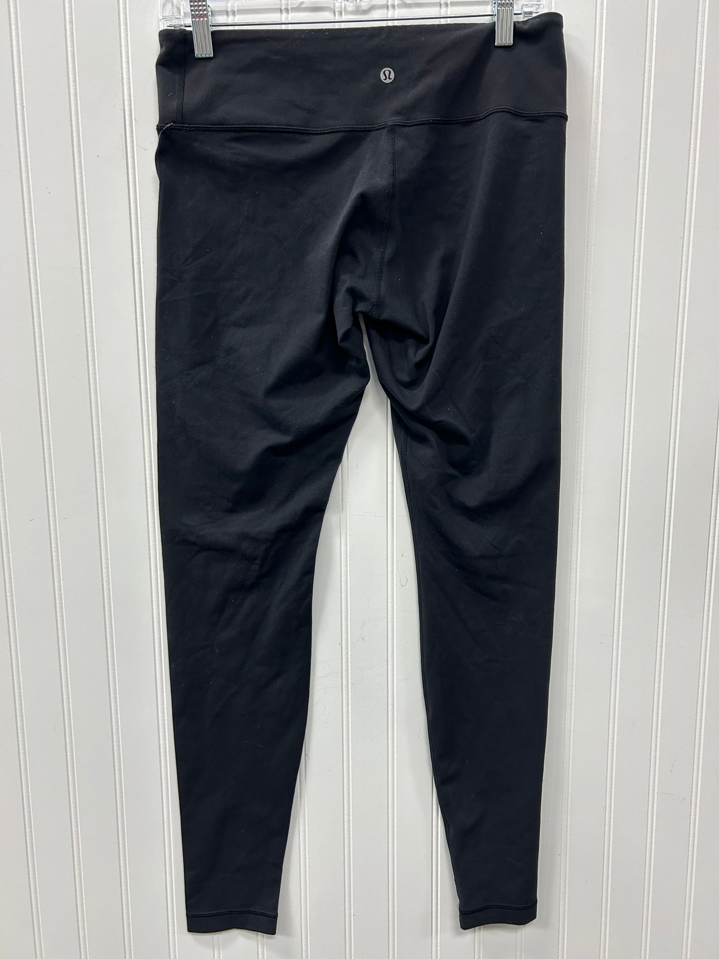 Athletic Leggings By Lululemon In Black, Size:10