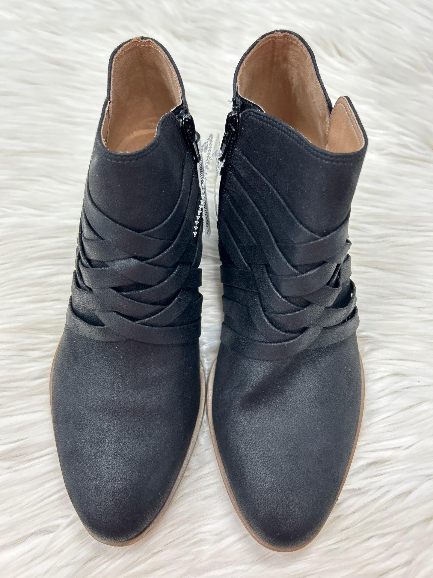 Boots Ankle Flats By Life Stride In Black, Size:8.5