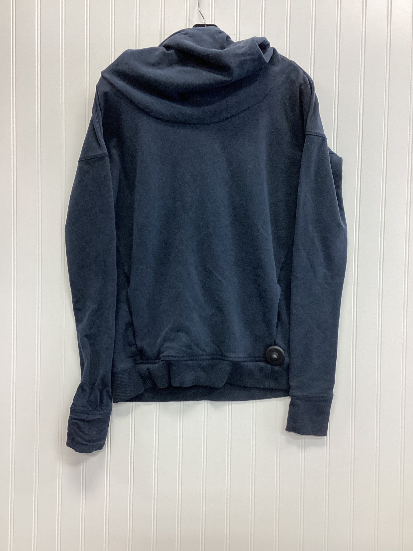 Athletic Sweatshirt Hoodie By Lululemon In Navy, Size:2