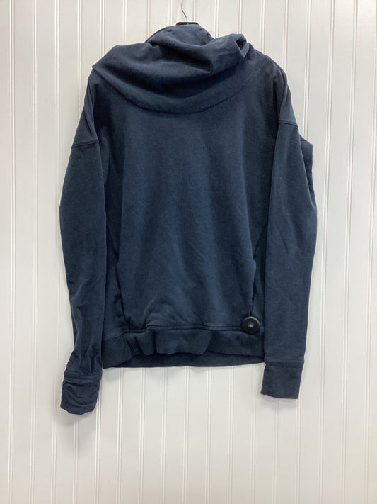 Athletic Sweatshirt Hoodie By Lululemon In Navy, Size:2