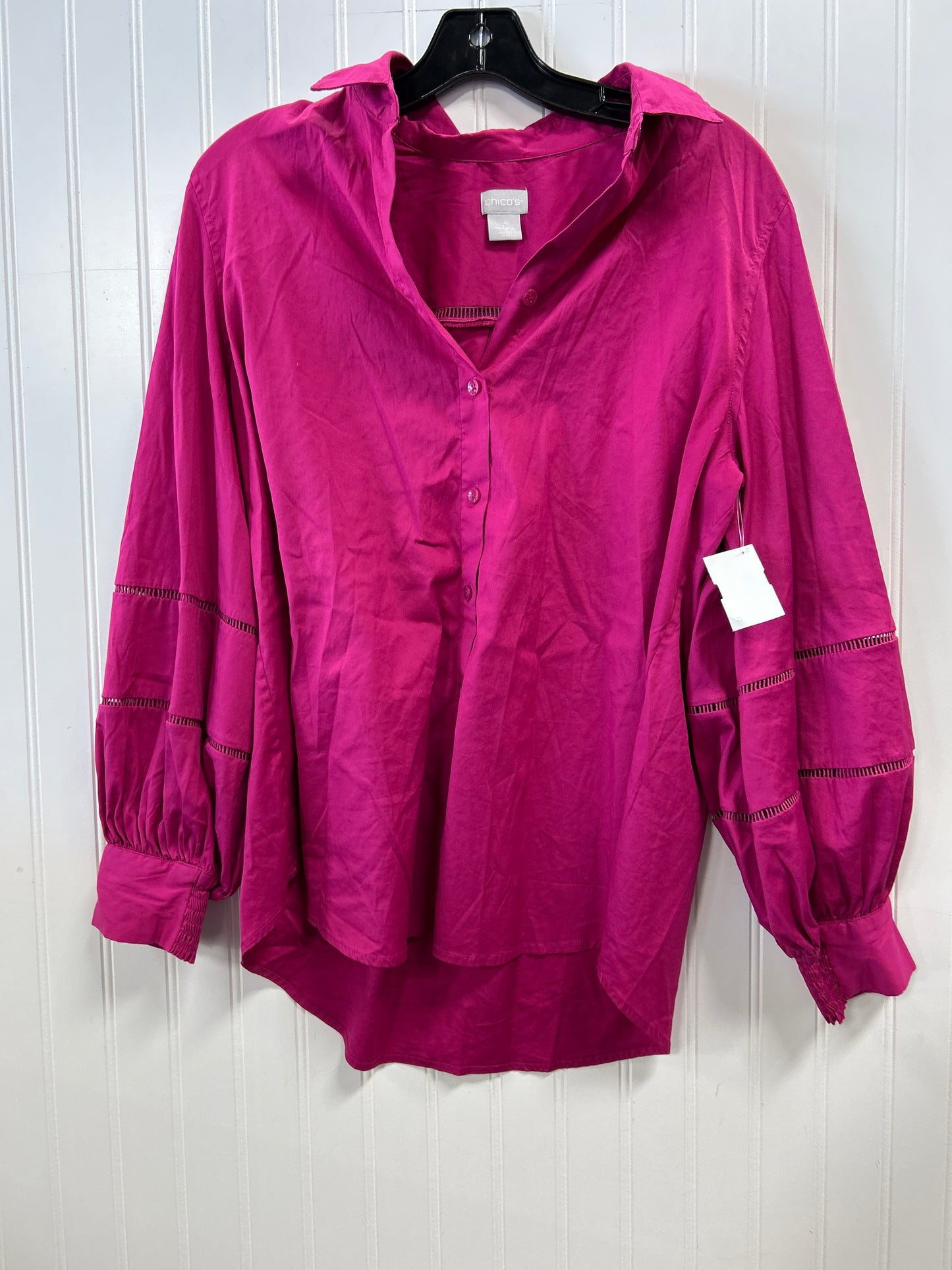 Top Ls By Chicos In Pink, Size:L