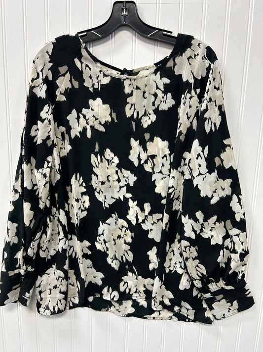 Blouse Ls By Maurices In Black, Size:Xxl