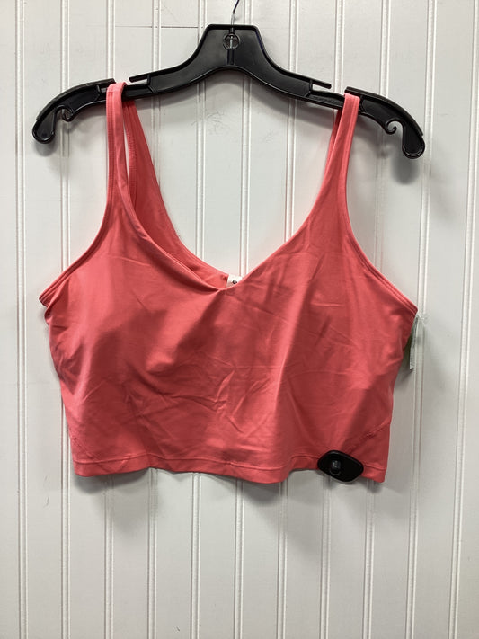 Athletic Bra By Lululemon In Pink, Size:14