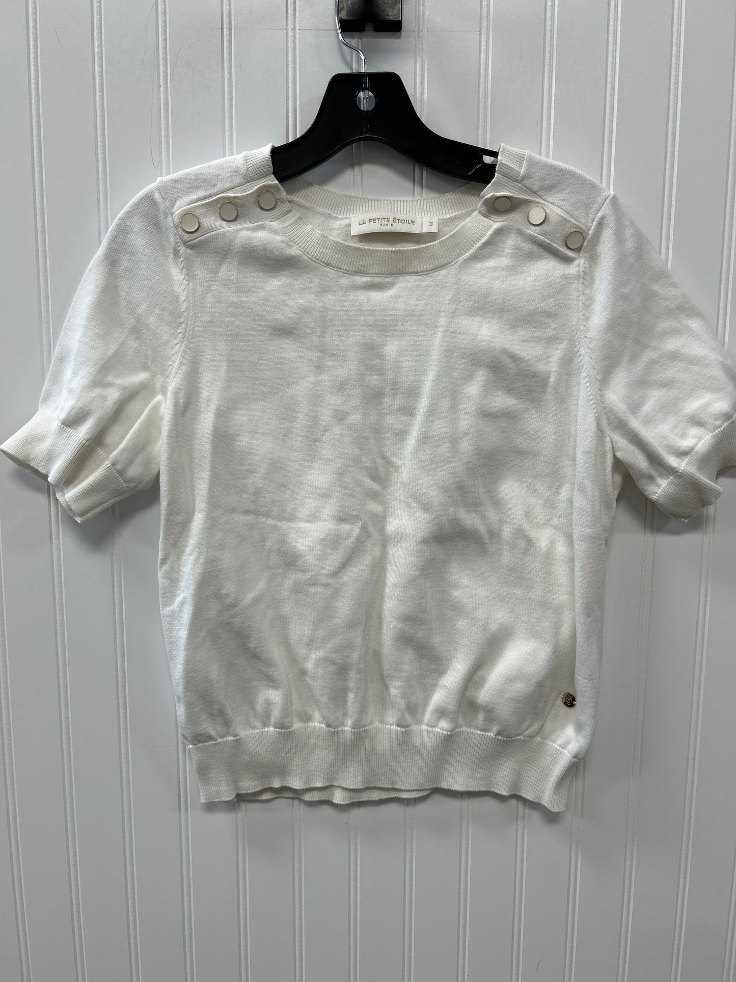 Top Ss By Cmb In Cream, Size:Xs