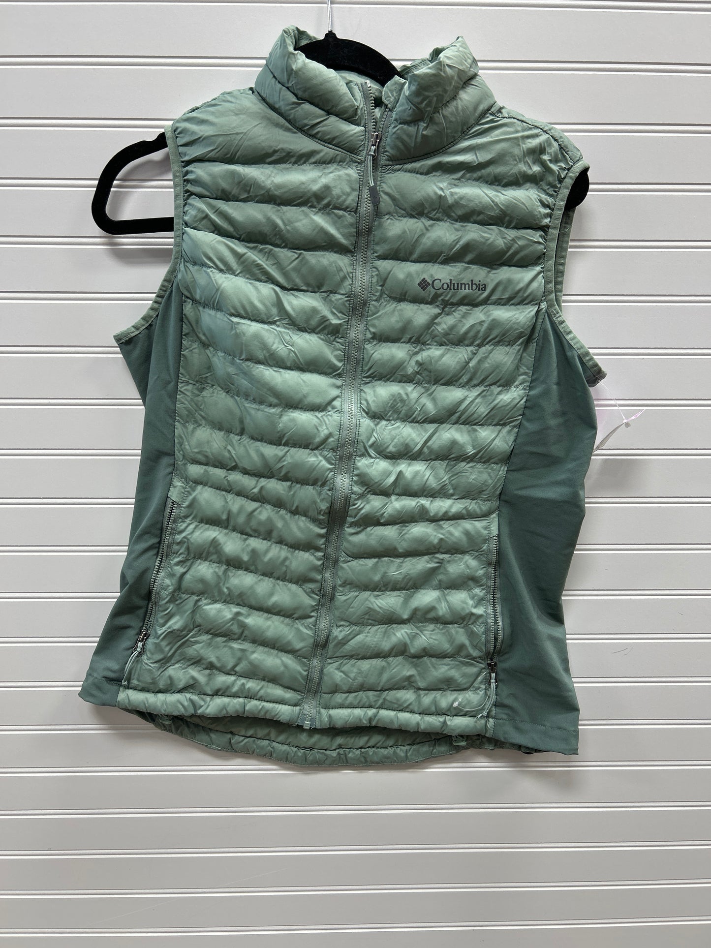 Vest Puffer & Quilted By Columbia In Green, Size:L