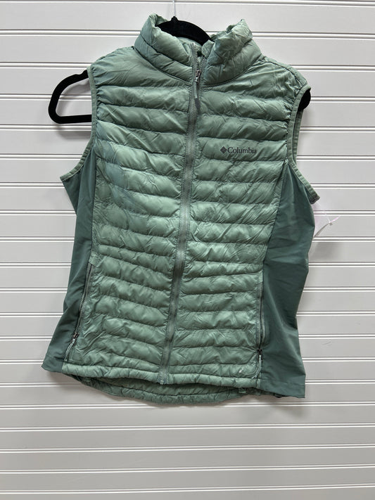 Vest Puffer & Quilted By Columbia In Green, Size:L