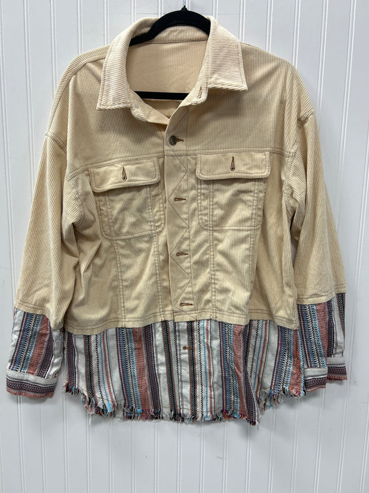 Jacket Other By Clothes Mentor In Cream, Size:L