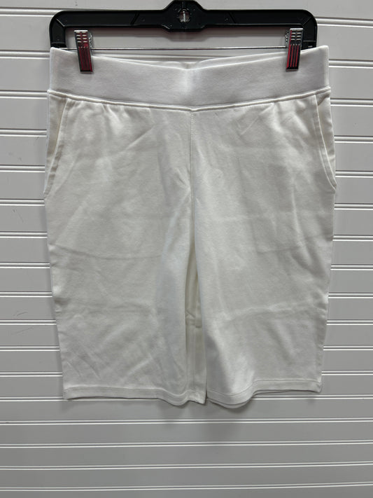 Shorts By Coldwater Creek In White, Size:Xs