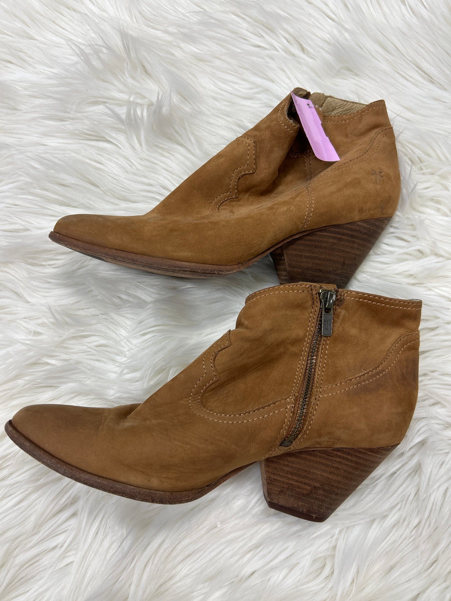 Boots Designer By Frye In Brown, Size:8.5