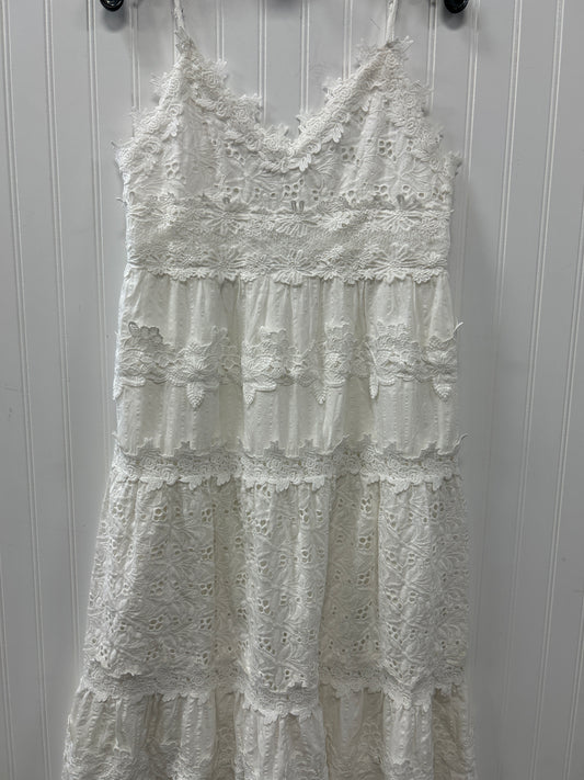 Dress Casual Maxi By Pol In White, Size:L