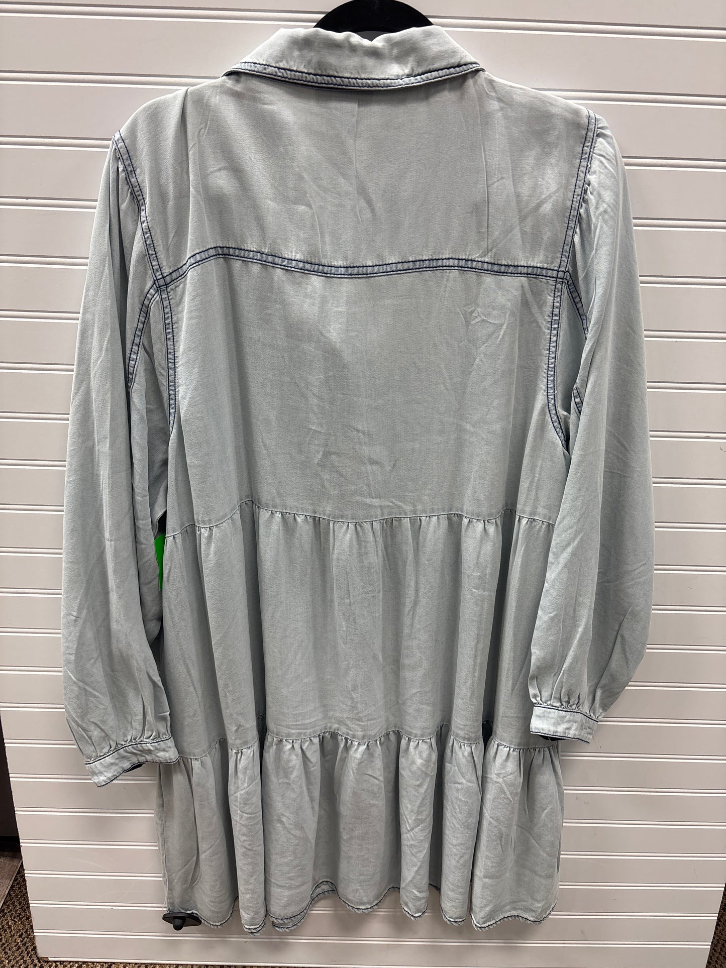 Dress Casual Midi By Serra In Blue, Size:Xl