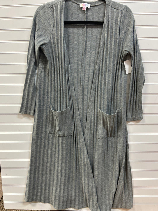 Sweater Cardigan By Lularoe In Grey, Size:S