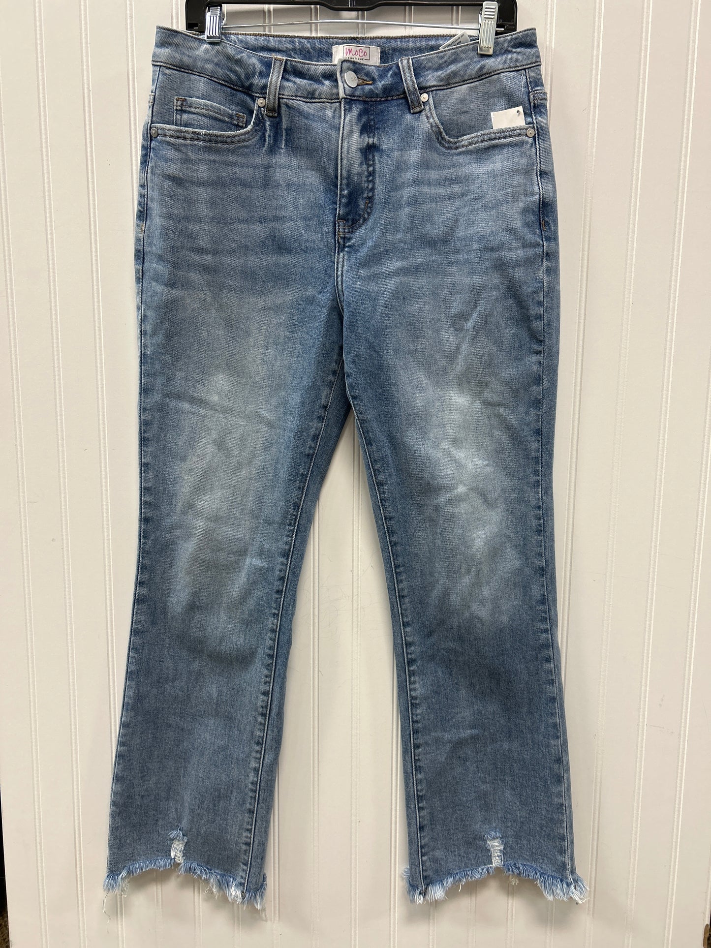 Jeans Flared By Cmc In Blue Denim, Size:12