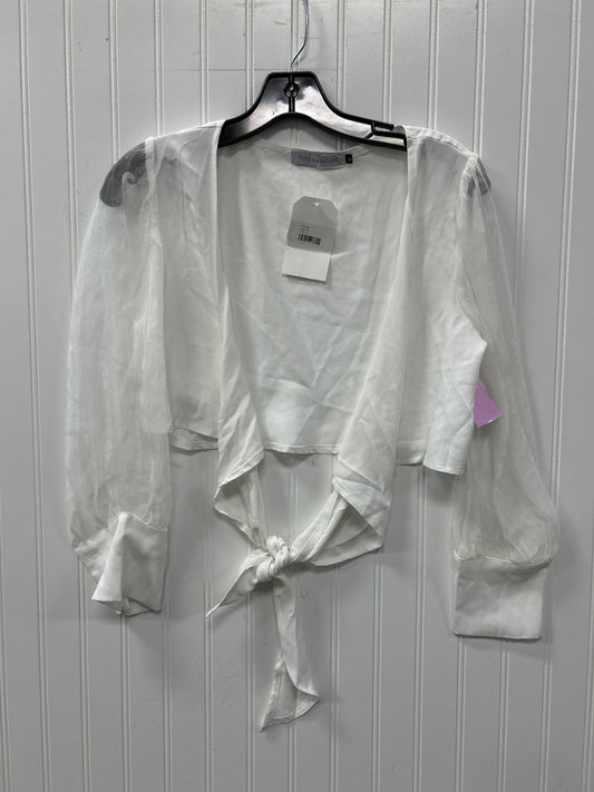 Top Ls By Miss Sparkling In White, Size:M