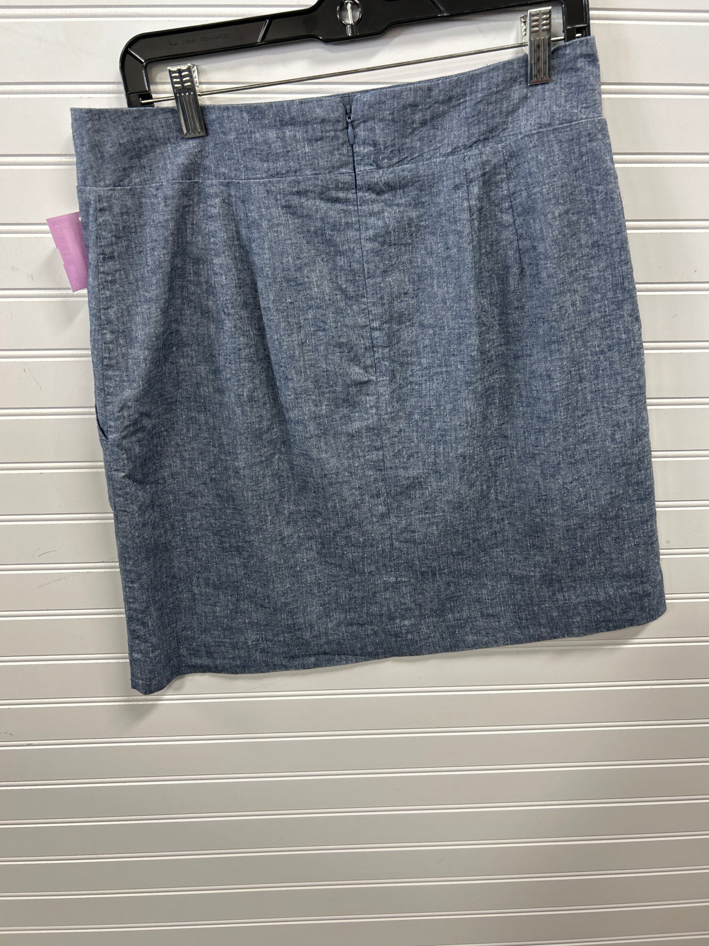 Skirt Midi By Ann Taylor In Blue, Size:8
