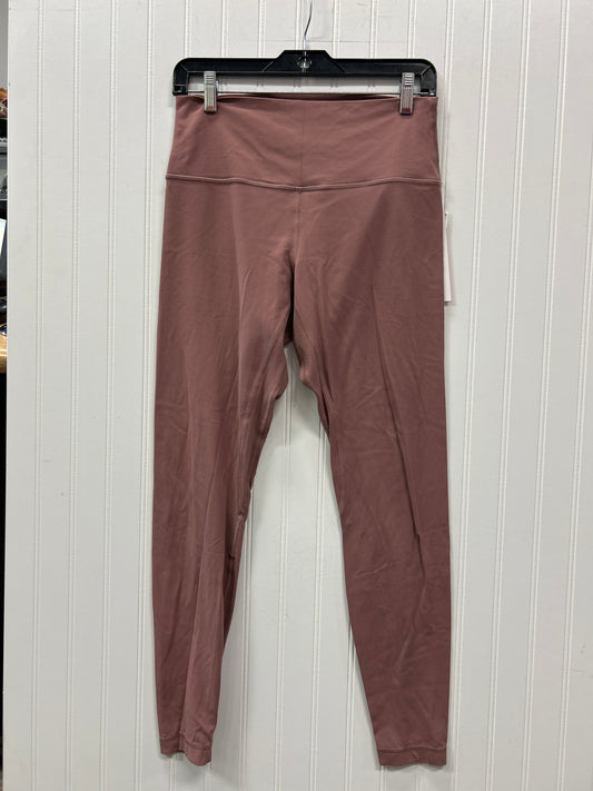 Athletic Leggings By Lululemon In Pink, Size:10