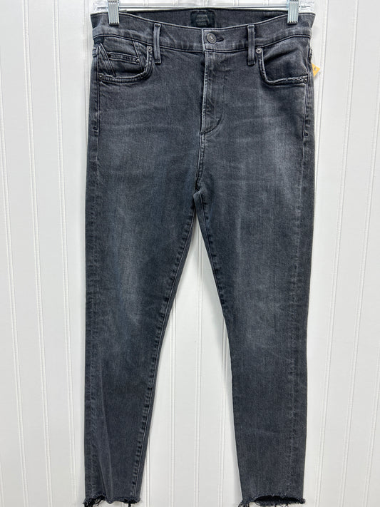 Jeans Skinny By Citizens Of Humanity In Black Denim, Size:6