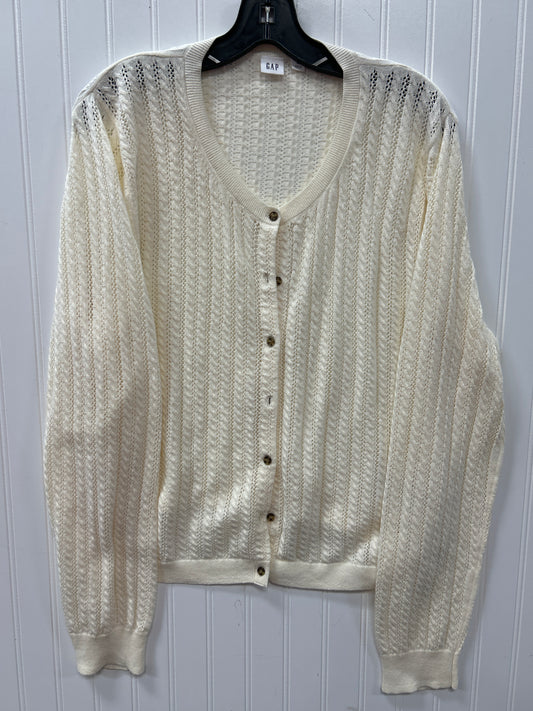 Blouse Ls By Gap In Cream, Size:Xl