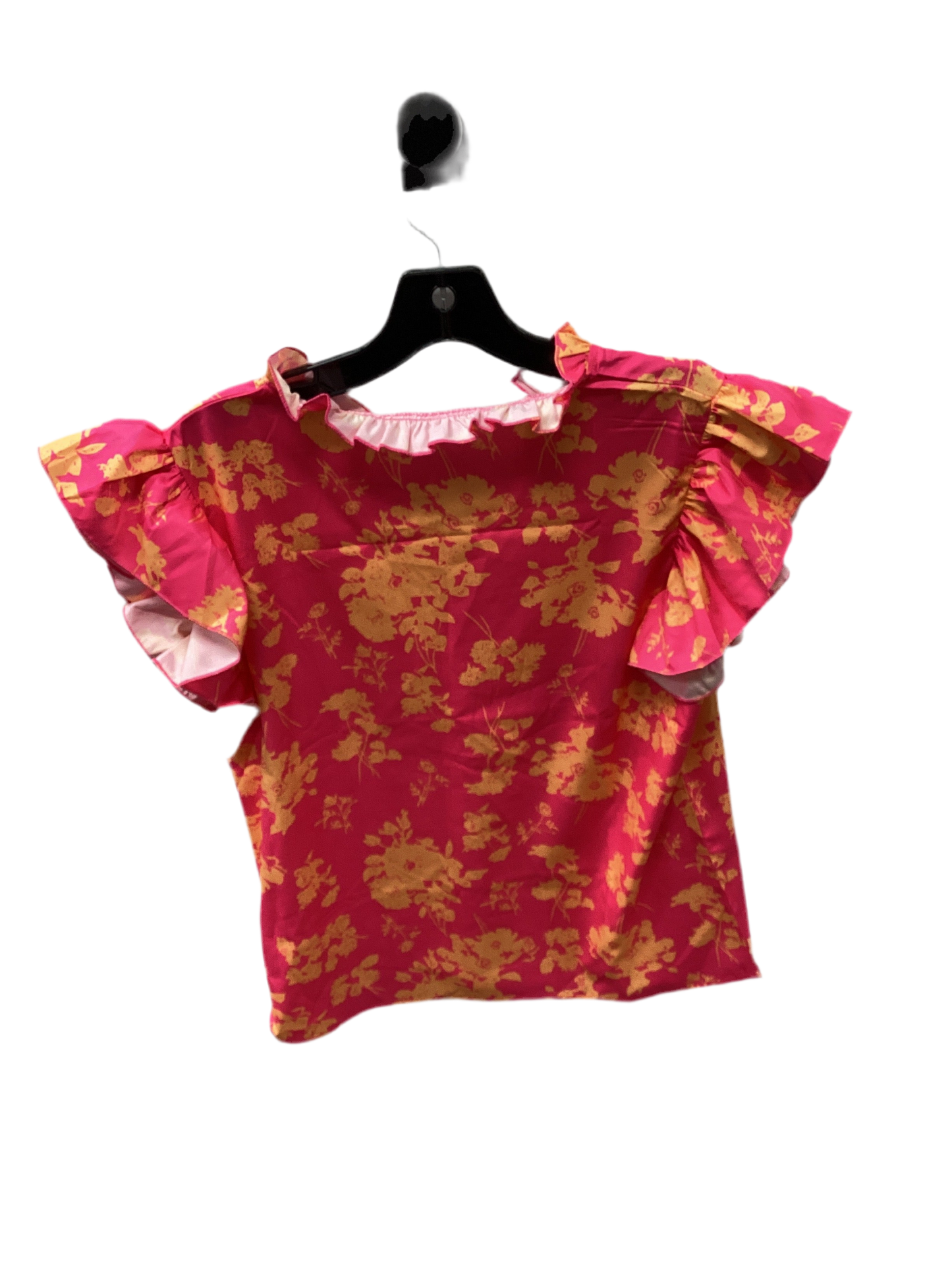 Top Ss By Clothes Mentor In Floral Print, Size:S