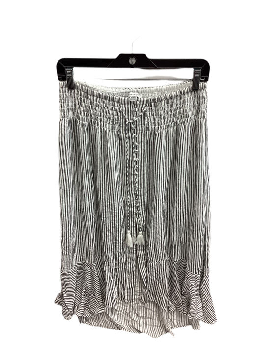 Skirt Maxi By American Eagle In Grey & White, Size:M