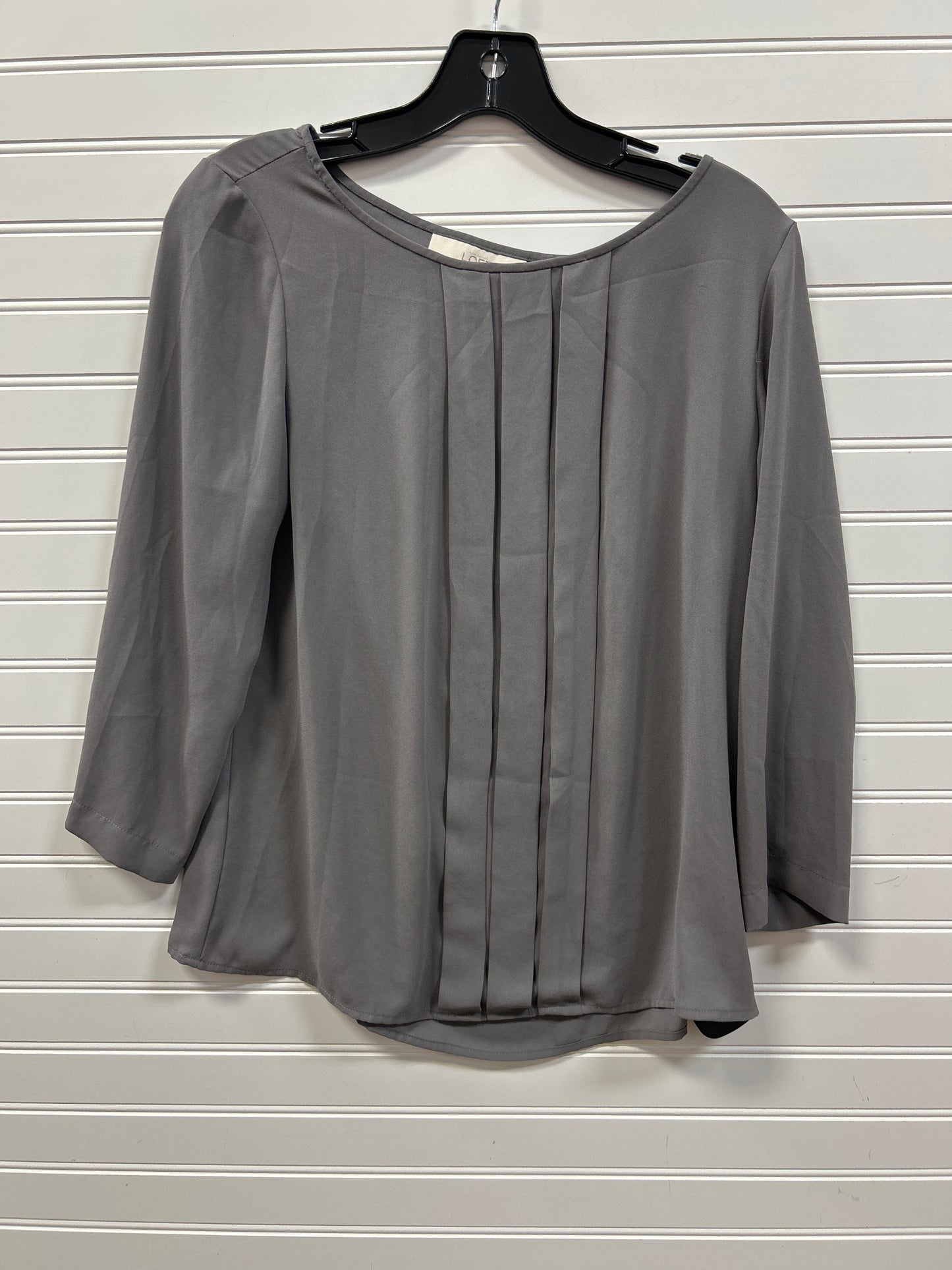 Top Ls By Loft In Grey, Size:S