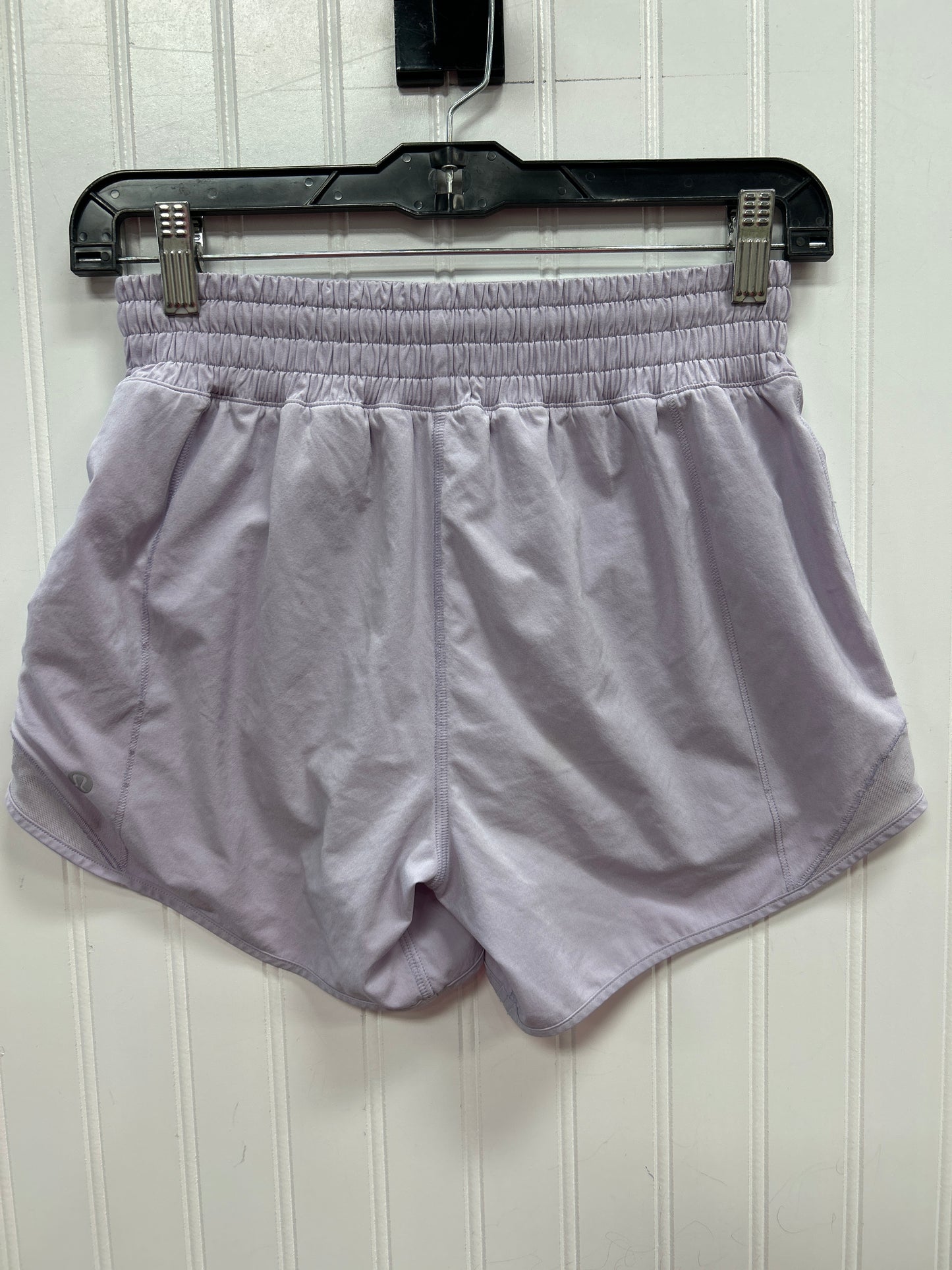 Athletic Shorts By Lululemon In Purple, Size:4