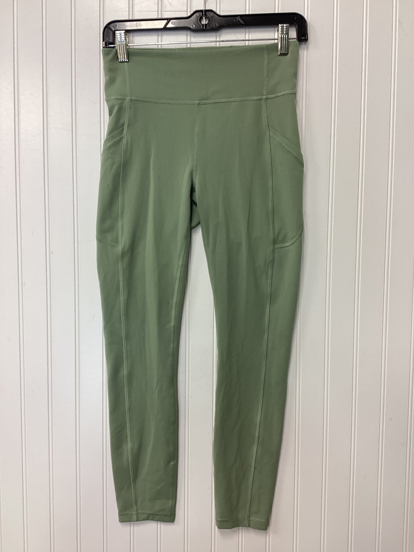 Athletic Leggings Capris By Lululemon In Green, Size:6