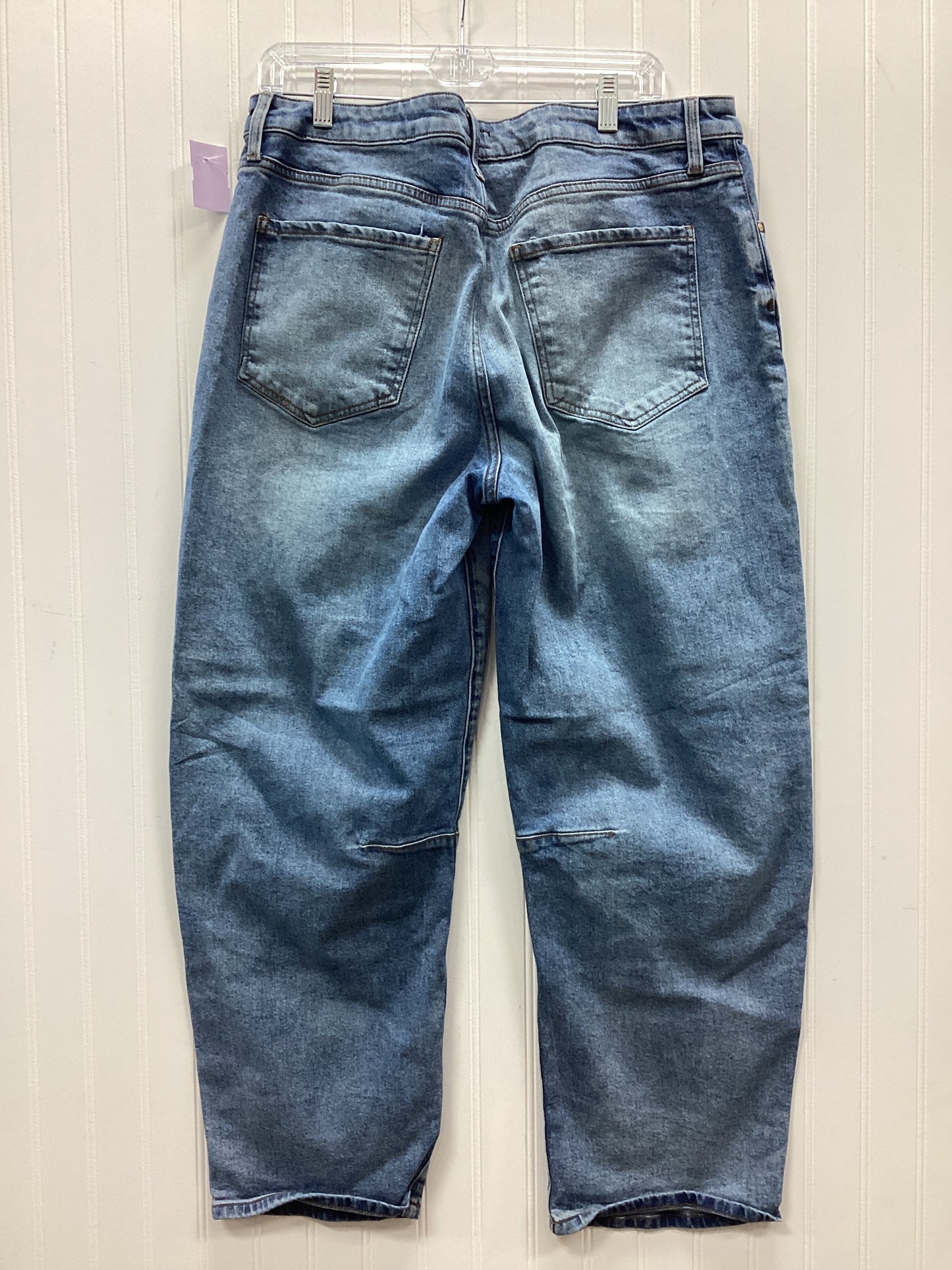 Jeans Straight By Kut In Blue Denim, Size:12